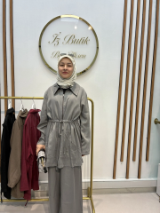 Tensel pantolonlu takım