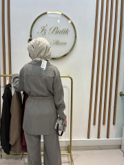 Tensel pantolonlu takım