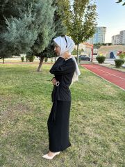 Pileli etekli Nihan marka takım