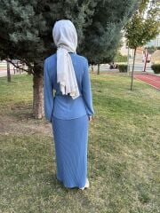 Pileli etekli Nihan marka takım